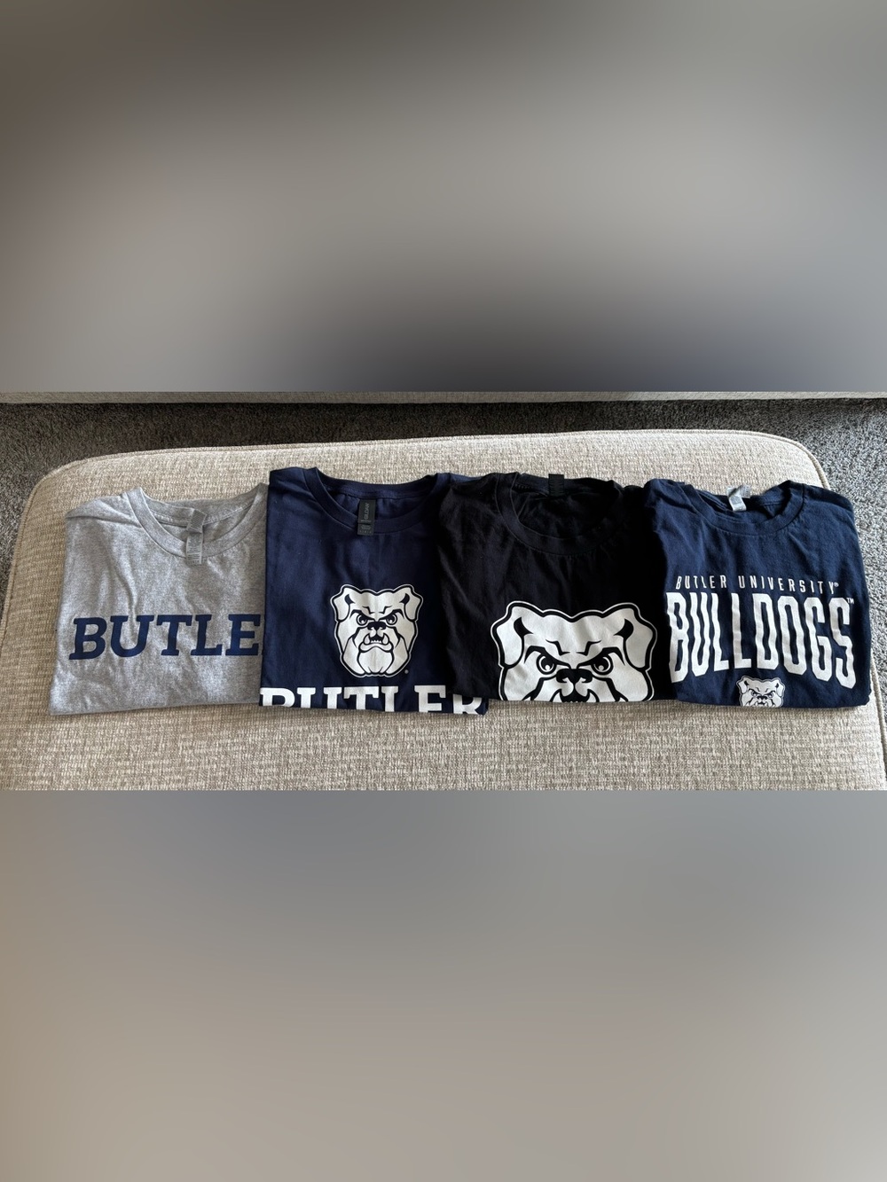 Butler University Bulldog Graphic Tee - Navy and Black
